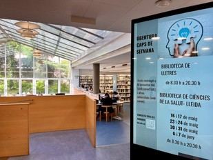 Apertura especial de bibliotecas en la UdL para exámenes finales
