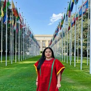 Palmira Flores García, primera mujer triqui en representar a su pueblo en la ONU