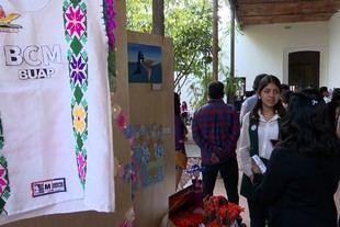 Estudiantes del Bachillerato 5 de Mayo exhiben arte en Expo Artes 2026