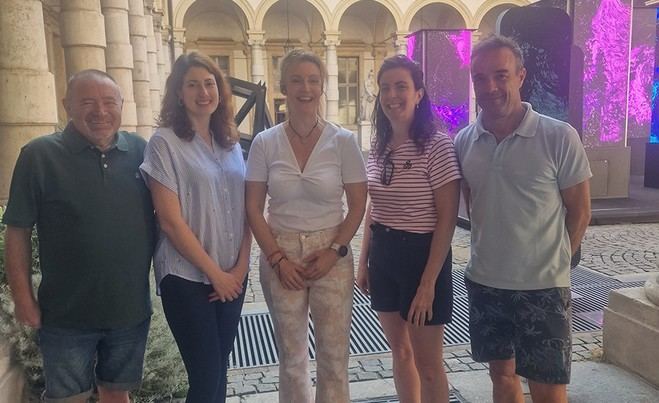 Formadores de la UPNA mejoran su italiano en un curso en Turín