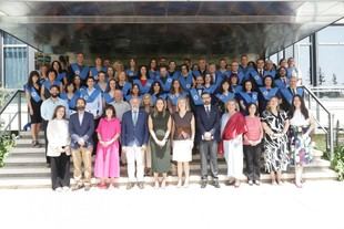 Graduación de Filología en la UNED con Rosa Montero como madrina