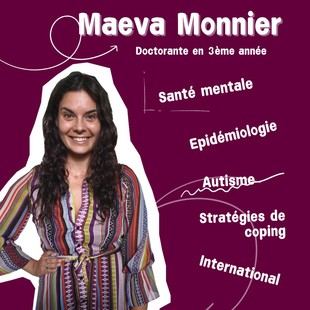 Maëva Monnier, doctorante en epidemiología, investiga la salud mental de padres de niños autistas