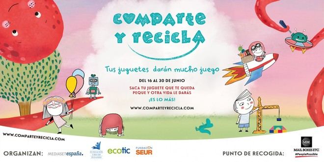 Mail Boxes Etc. se une nuevamente a la campaña 'Comparte y Recicla' para donar juguetes