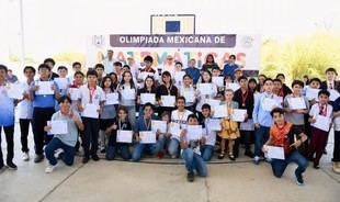 Premian a los ganadores de la Olimpiada Mexicana de Matemáticas en UNACH