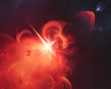 Detectan por primera vez una gigantesca erupción estelar en el espacio radioeléctrico