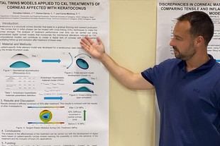 Tesis de la UPCT recibe premio internacional por innovación en gemelos digitales de córneas