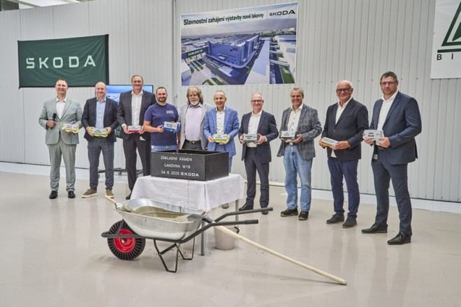 Škoda Auto inicia la construcción de una planta de pintura moderna en Mladá Boleslav
