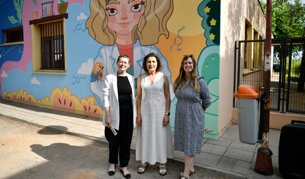 Homenaje a Amparo Chiralt con un mural en su localidad natal