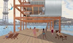 Estudiantes de arquitectura presentan visiones futuristas para Barcelona en la Torre de Collserola