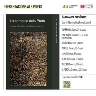 Presentan el libro 'La comarca dels Ports' en varios municipios de Castellón