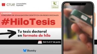 Lanzan la quinta edición del concurso #HiloTesis para tesis doctorales en redes sociales