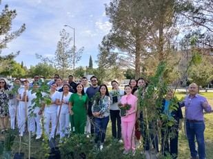 Reforestación en el Día Internacional de la Madre Tierra en Ciudad Juárez