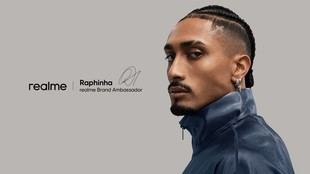 Raphinha se convierte en embajador de realme