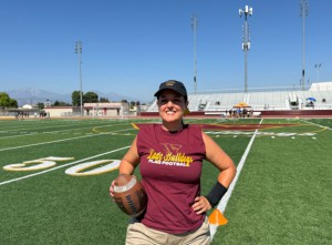 Entrenadora de fútbol americano femenino de WCHS seleccionada para programa de coaching de la NFL