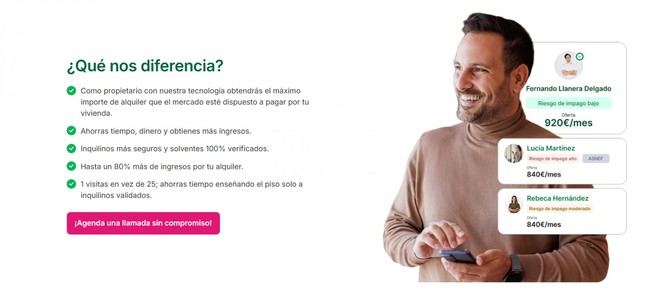 Rent2me lanza una innovadora plataforma para el alquiler residencial en España
