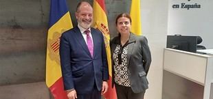 Visita del rector de UNEATLÁNTICO a la embajada de Colombia en España