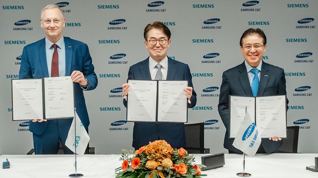 Siemens y Samsung colaboran en proyectos de infraestructura digital