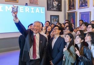Visita del Ministro Senior de Singapur a Imperial College