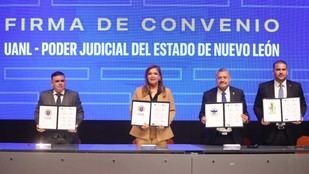 UANL y Poder Judicial de Nuevo León firman acuerdo para fortalecer justicia