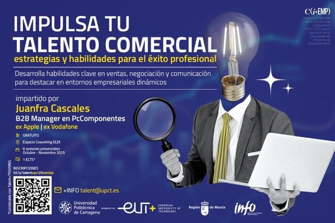 UPCT ofrece curso gratuito de habilidades comerciales para el éxito profesional