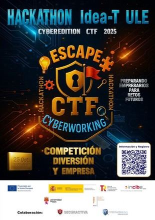 Participa en el Hackathon Idea-T ULE: CyberEdition CTF 2025 y demuestra tus habilidades en ciberseguridad
