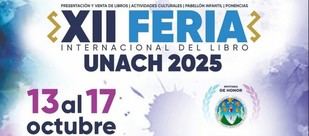 XII Feria Internacional del Libro UNACH 2025 arranca con 400 actividades