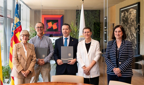 Acuerdo entre el Colegio del Arte Mayor de la Seda y la UPV para preservar el patrimonio cultural valenciano