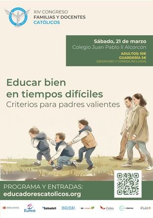 El Colegio Juan Pablo II de Parla promueve el XIV Congreso de Familias y Docentes Católicos