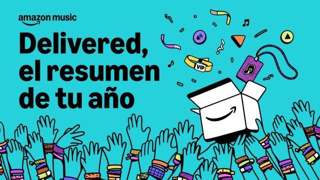 Llega 2025 Delivered en Amazon Music con estadísticas personalizadas de tu año musical
