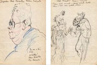Exposición de Caricaturas de Abel Salazar en el Hospital de Santo António