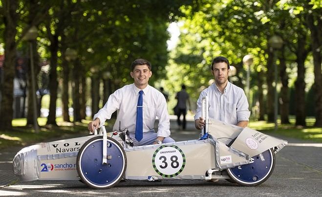 Estudiante de la UPNA crea un coche eléctrico para competiciones de resistencia