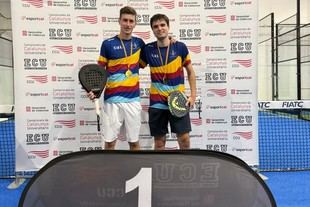 La UdL gana oro en pádel en los Campionats de Catalunya