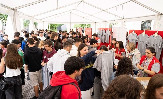 2.290 nuevos estudiantes participan en la Jornada de Bienvenida de la UPNA