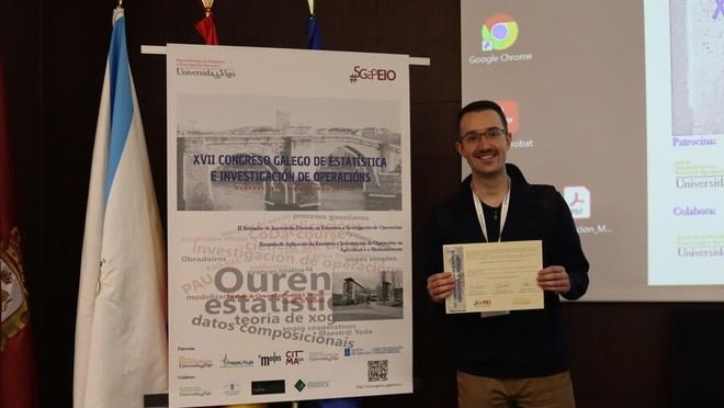 Premio a mejor comunicación en Congreso de Estadística para un investigador de la USC
