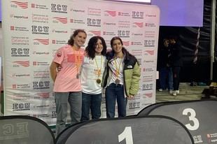Marina Revert, subcampeona universitaria de escalada en Catalunya