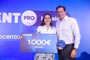 Valeria González, estudiante de la UPM, gana un premio por su innovador proyecto educativo en los TalentPRO