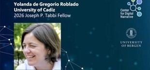 Yolanda de Gregorio Robledo recibe la beca Joseph P. Tabbi en narrativa digital