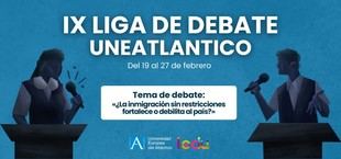Abren inscripciones para la IX Liga de Debate en UNEATLANTICO