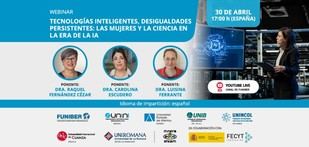 Jornada online sobre mujeres y ciencia en la era de la IA organizada por UNEATLANTICO