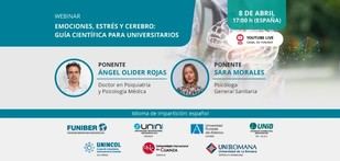 Webinar sobre emociones y estrés en UNEATLANTICO para universitarios