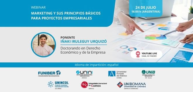 Webinar sobre marketing para emprendedores en UNEATLANTICO