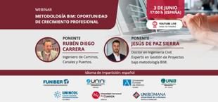 Webinar sobre Metodología BIM en UNEATLANTICO el 3 de junio