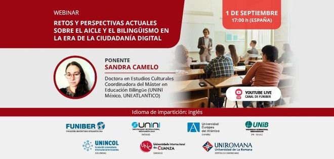 Webinar sobre AICLE y bilingüismo en la era digital en UNEATLANTICO