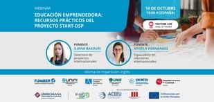 Webinar de UNEATLANTICO sobre educación emprendedora en Erasmus Days