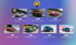 Peugeot, la marca más premiada en Car of the Year de la última década con tres victorias