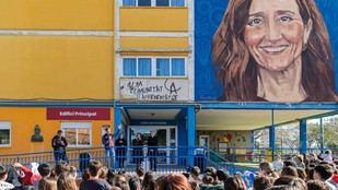 Inauguran mural en homenaje a la investigadora Valery Naranjo en la UPV