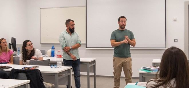 Charla sobre educación especial a estudiantes de máster en UNEATLANTICO