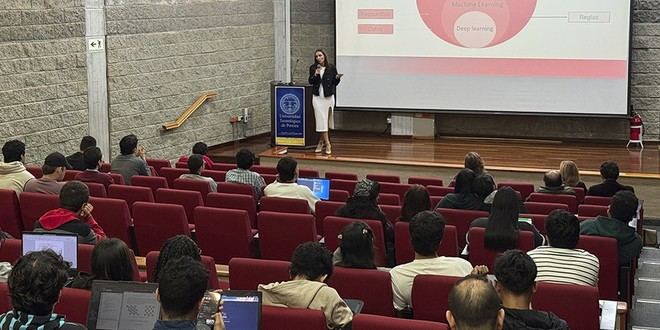 Visita de la Dra. Tetiana Klymchuk a la UTP durante la Semana de la Ciencia
