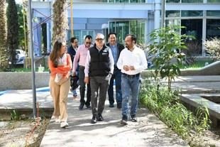 Rector de la UNACH visita la Facultad de Ingeniería y resalta su legado