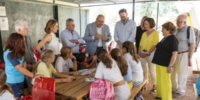 Visita al campamento de verano infantil de la UCO
